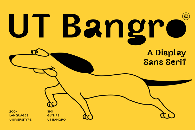 Preview of UT Bangro Font