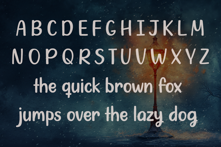 January Night Font