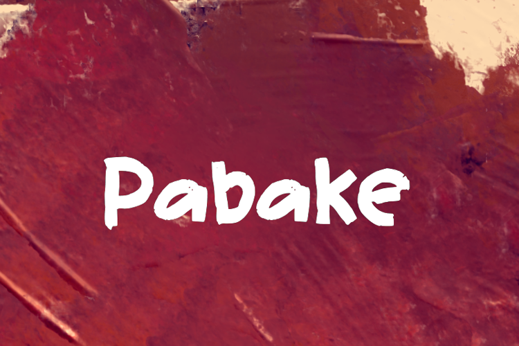 Pabake Font