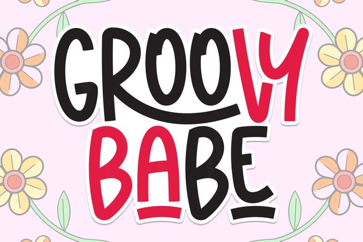 Preview of Groovy Babe Font