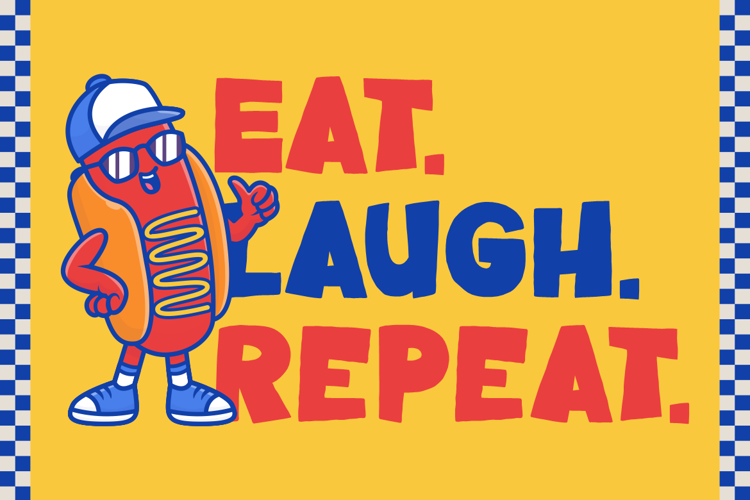 Preview of Chunk Party Font