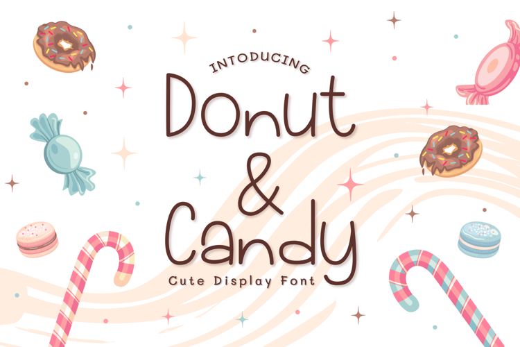 Donut & Candy Font