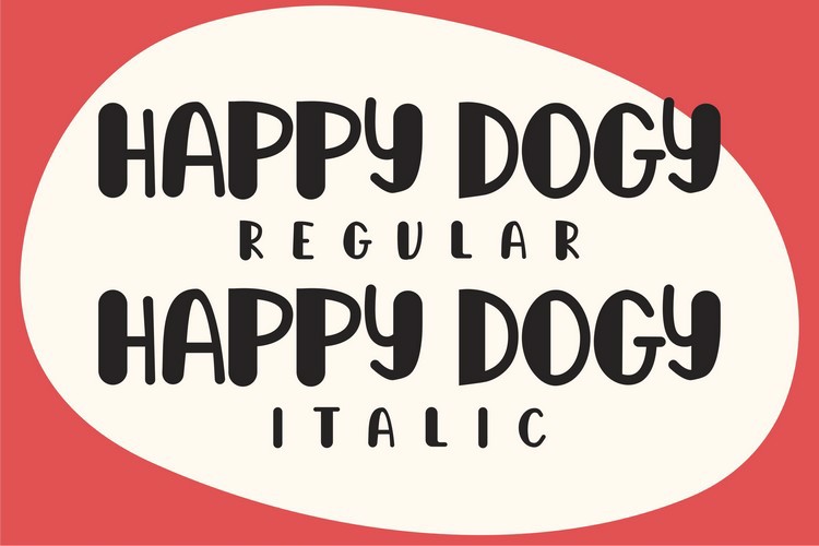 Happy Dogy Font