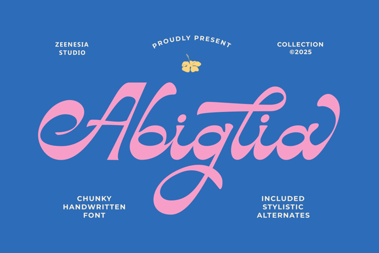 Preview of Abiglia Font