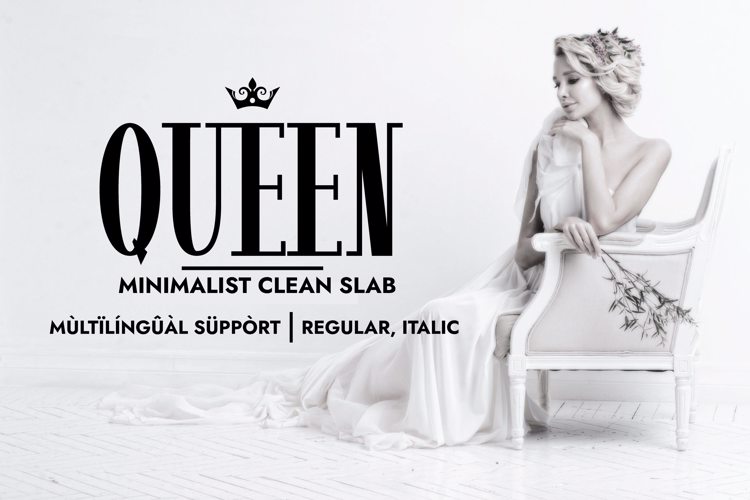 Preview of QUEEN Font