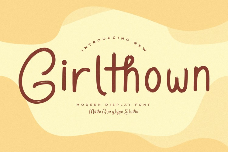 Girlthown Font