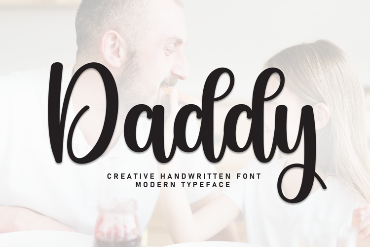 Preview of Daddy Font