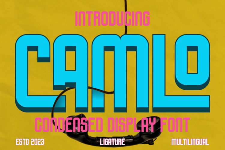 Preview of Camlo Font