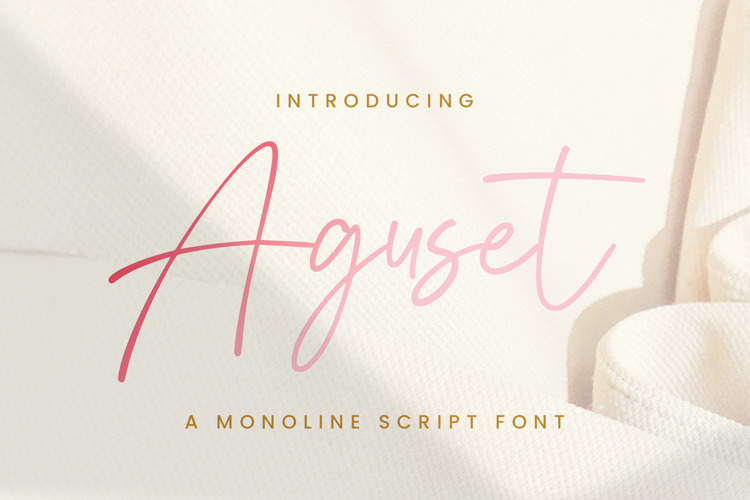 Aguset Font