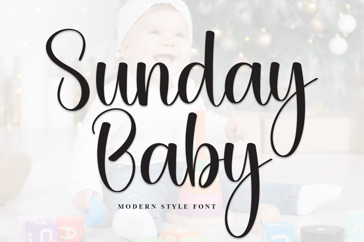 Preview of Sunday Baby Font