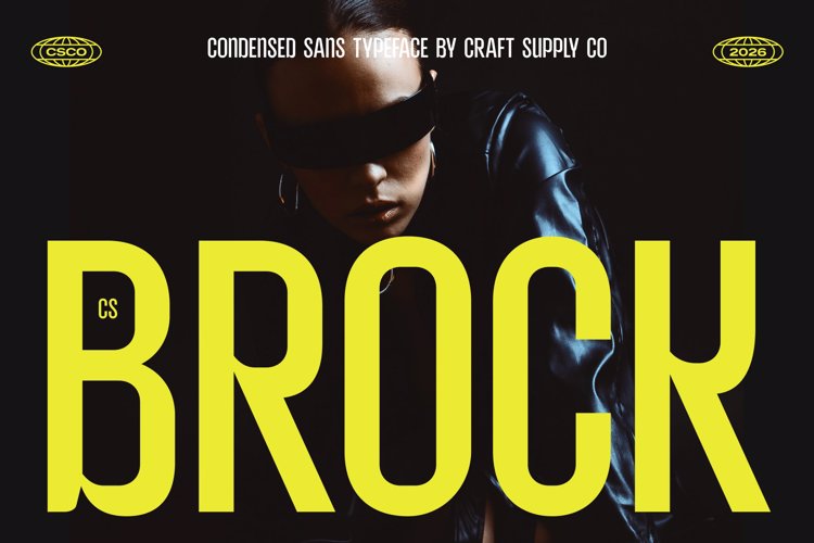 Preview of CS Brock Font