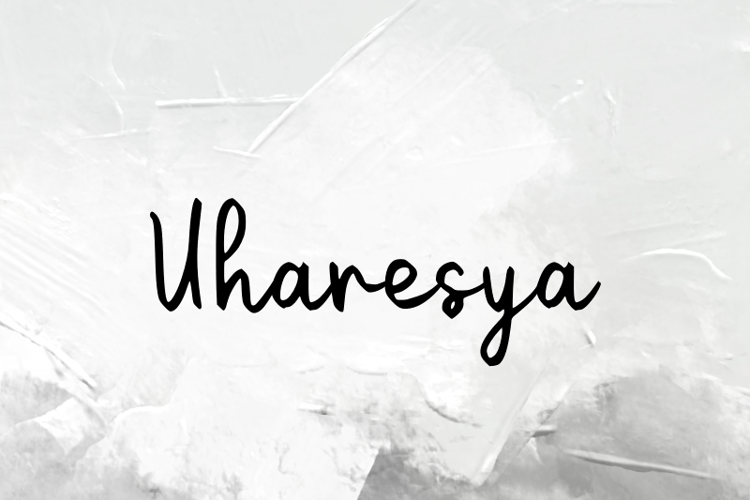 Preview of u Uharesya Font