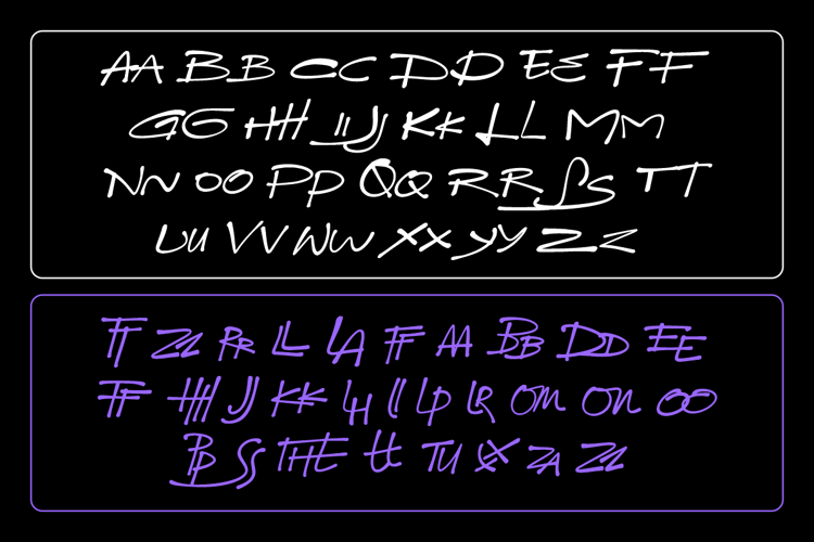 Preview of Vallothe Font