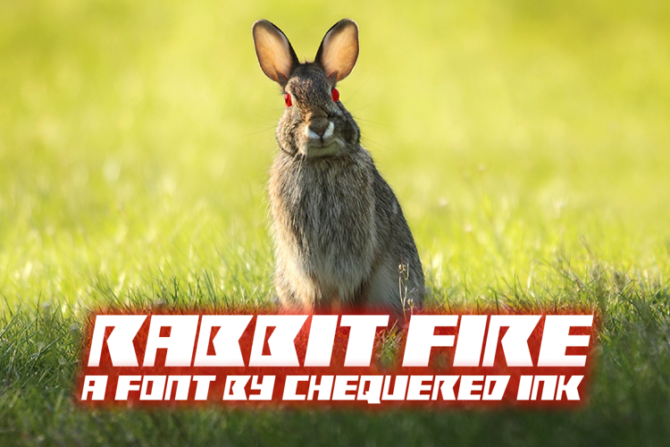 Rabbit Fire Font