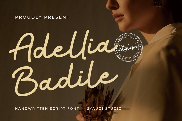 Preview of Adellia Badile Font
