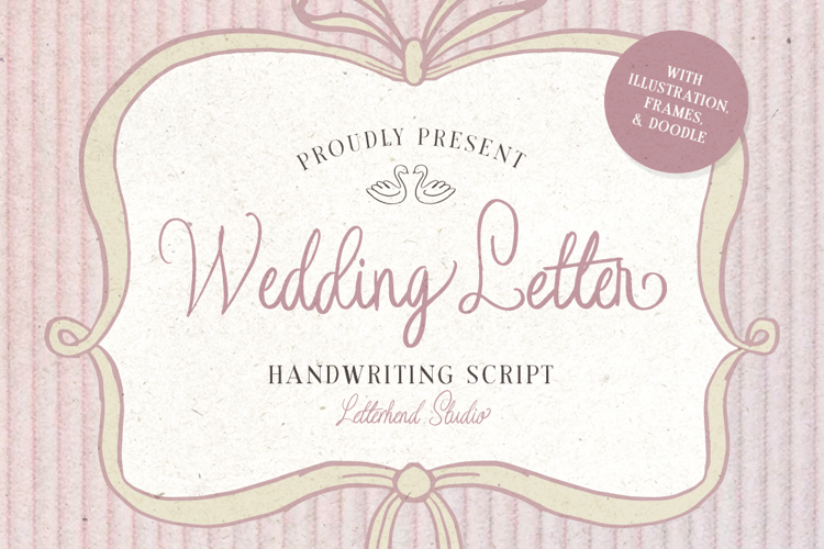 Wedding Letter Font