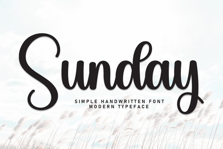 Preview of Sunday Font