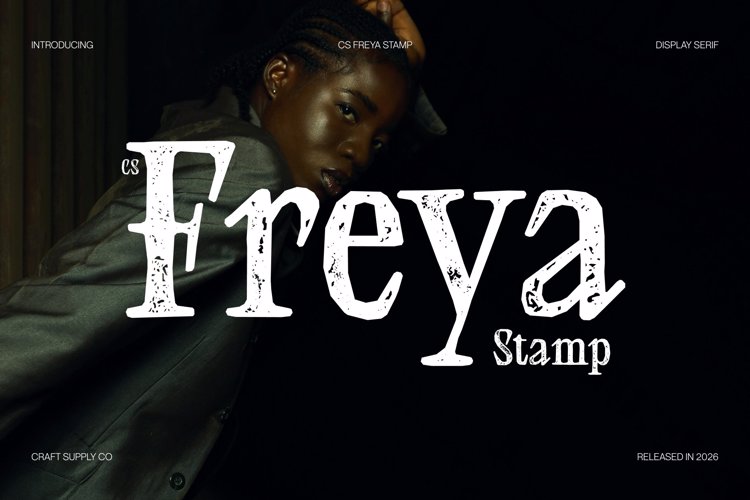 Preview of CS Freya Stamp Font