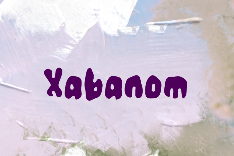Preview of x  Xabanom Font