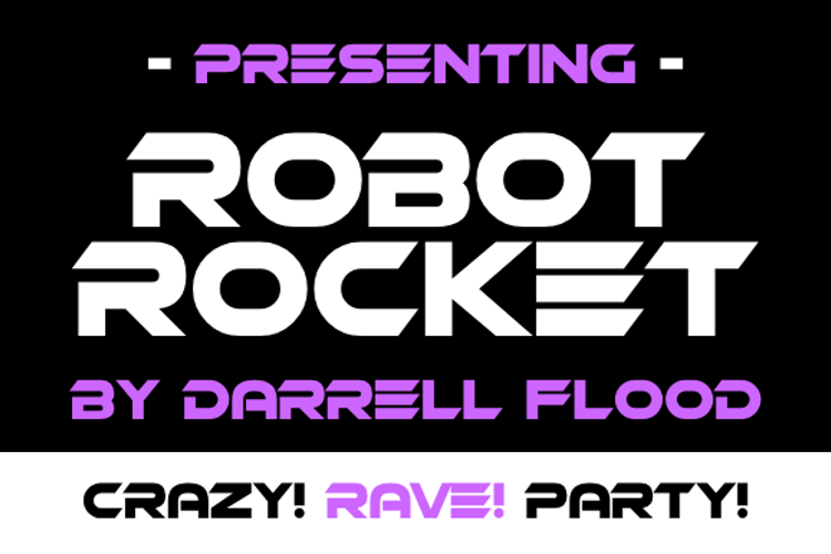 Robot Rocket Font