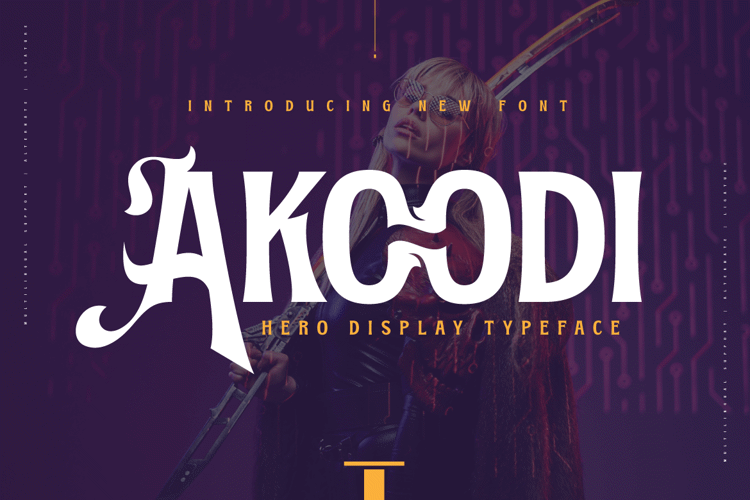 AKOOD Itrial Font