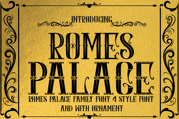 ROMES PALACE2 Font