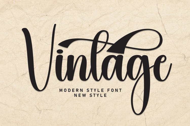 Preview of Vintage Font