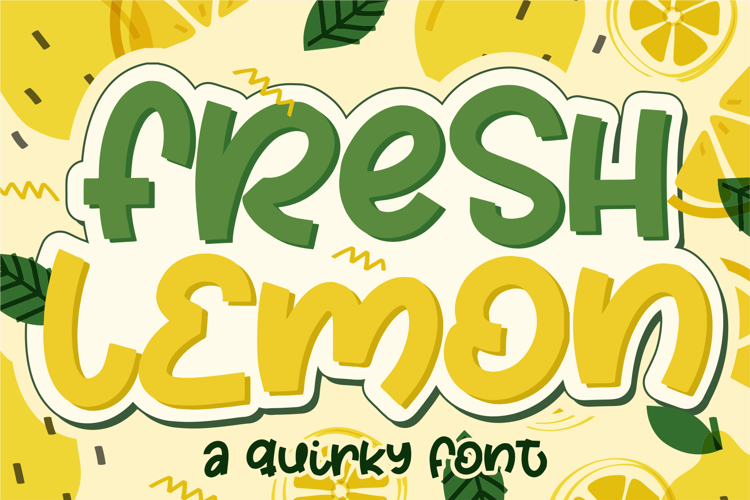 Fresh Lemon Font