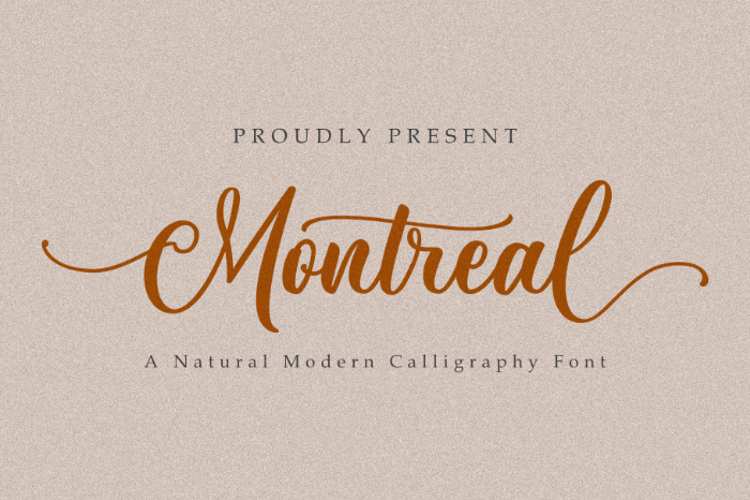 Preview of Montreal Font