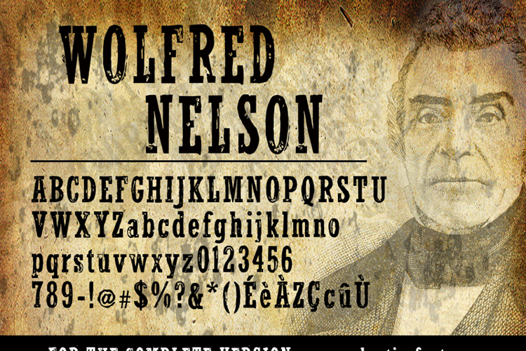 WolfredNelson Font