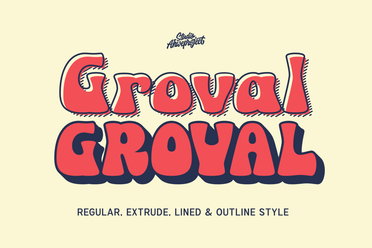 Preview of Groval Font