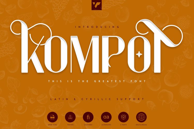 Kompot Display Font
