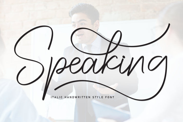 Preview of Speaking Font