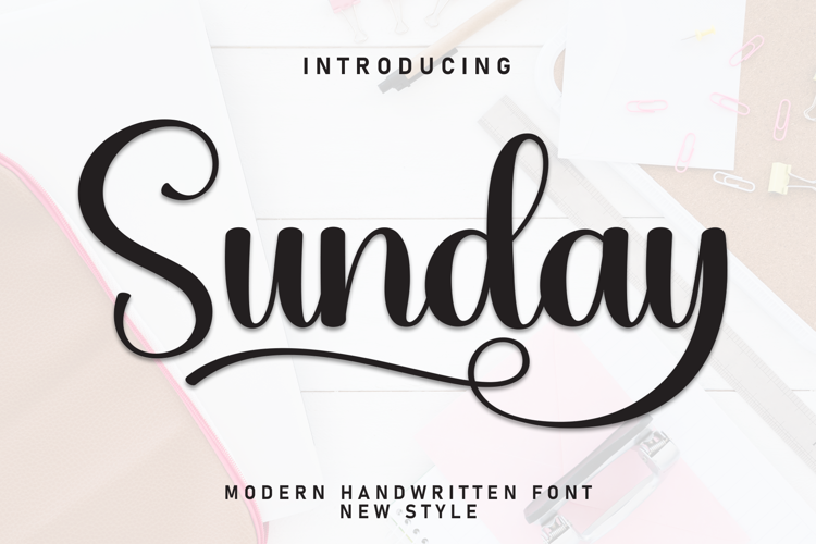 Preview of Sunday Font