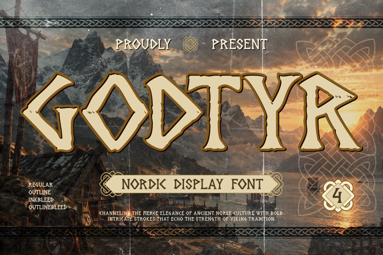 Preview of Godtyr Font
