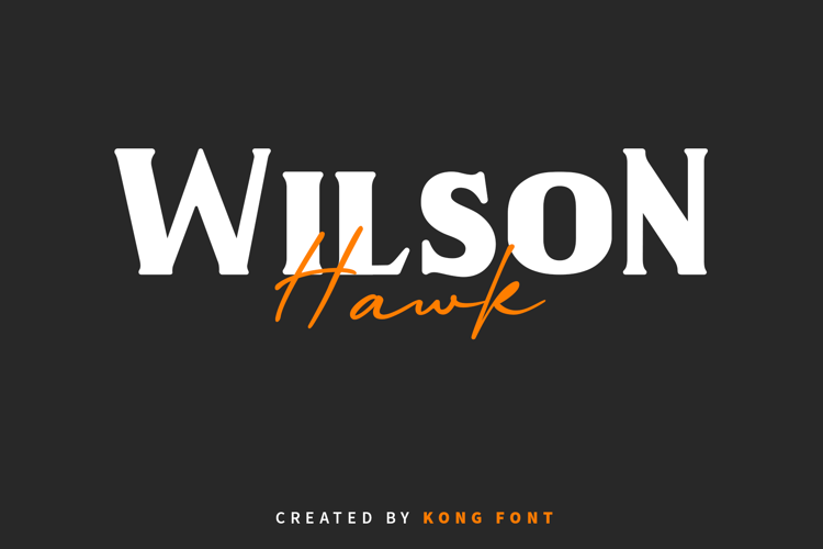Wilson Hawk Font
