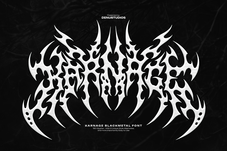 Karnage Font