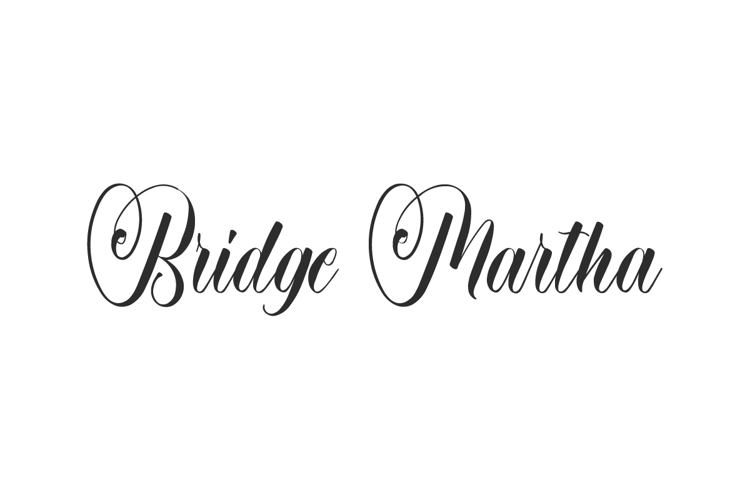 Bridge Martha Font