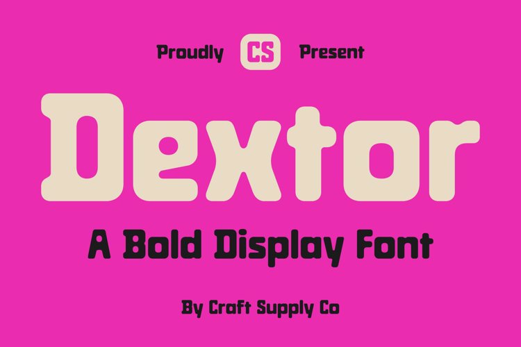 Preview of CS Dextor Font