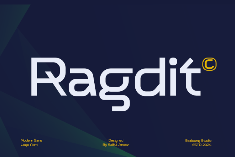Preview of Ragdit Font