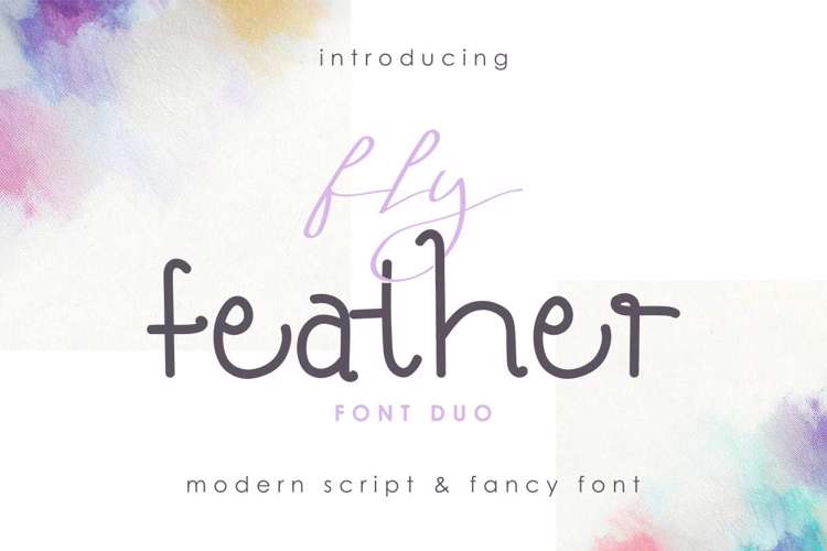 Fly Featherdemo Fancy Font