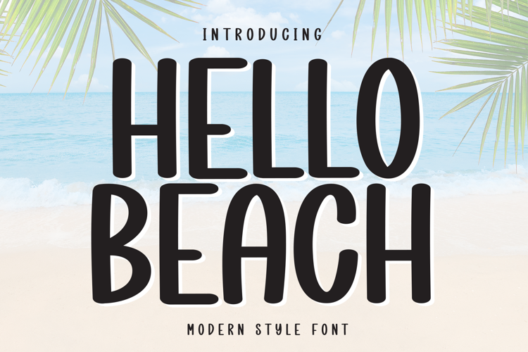 Preview of Hello Beach Font