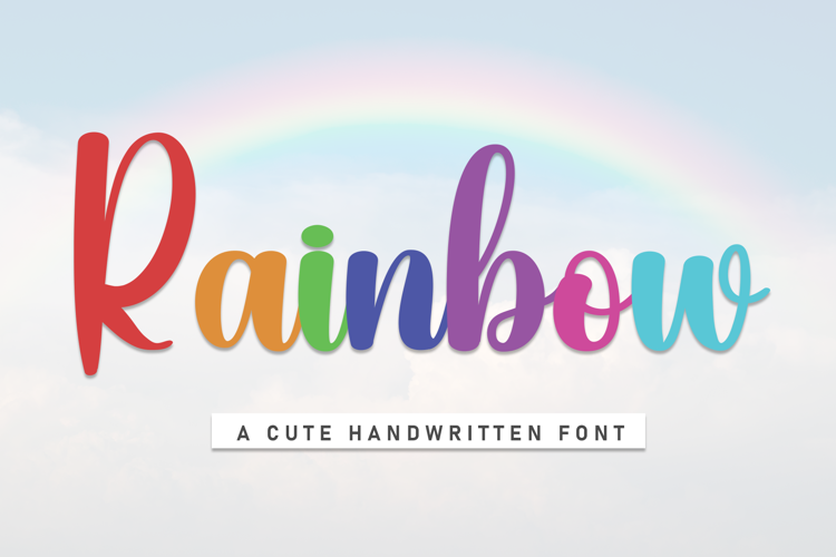 Preview of Rainbow Font
