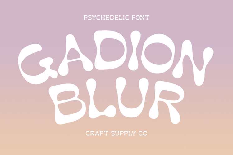 Gadion Blur Font