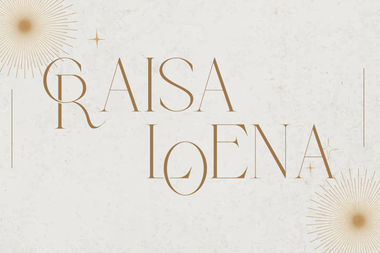Preview of Craisa Loena Font