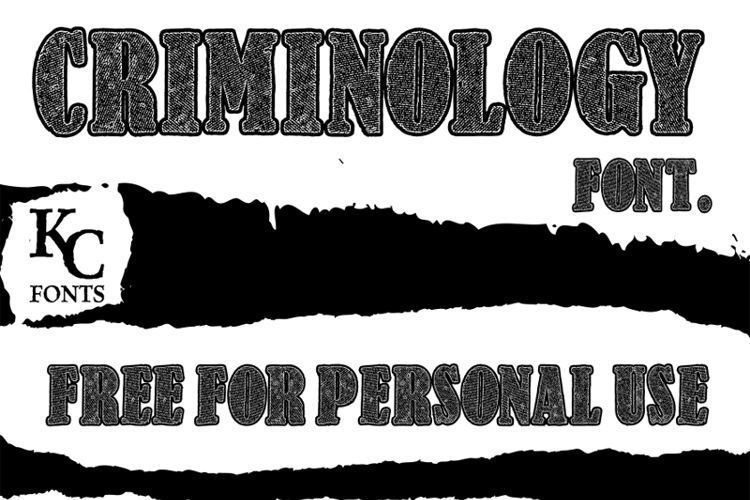 Criminology Font