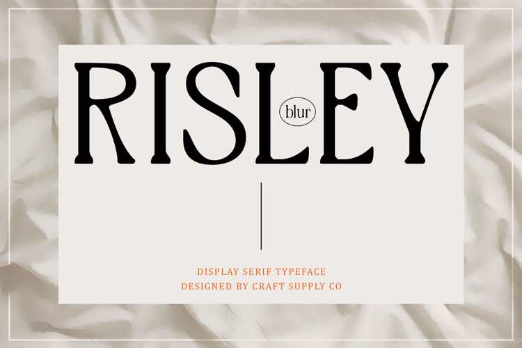 Risley Blur Font