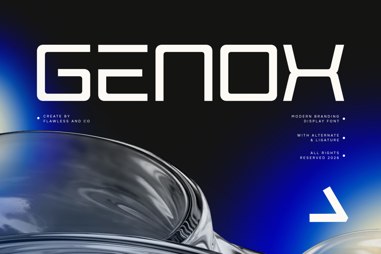 Preview of GENOX Font