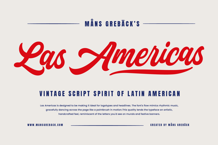 Las Americas Font
