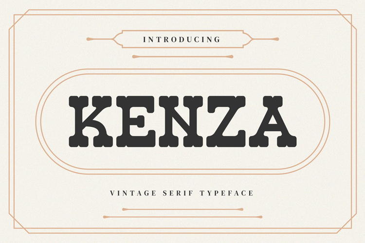 Preview of Kenza Font